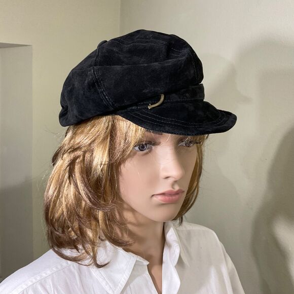 Nine West Black Cap with Gold Detail - Picture 11 of 12